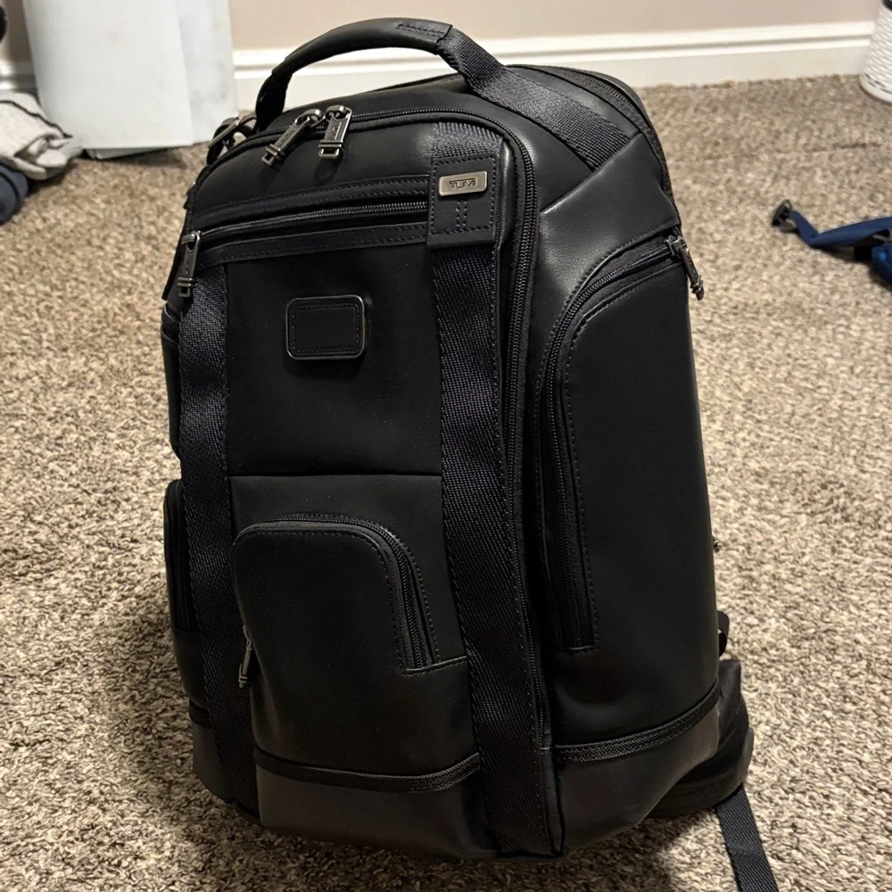 Tumi Alpha Bravo Hedrick Black Backpack